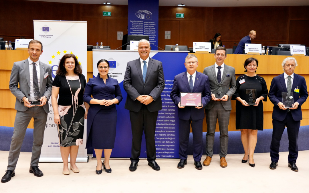 Famalicão, Friuli Venezia Giulia, and South Moravia/Brno awarded for their entrepreneurial visions promoting sustainable, resilient and digital growth  