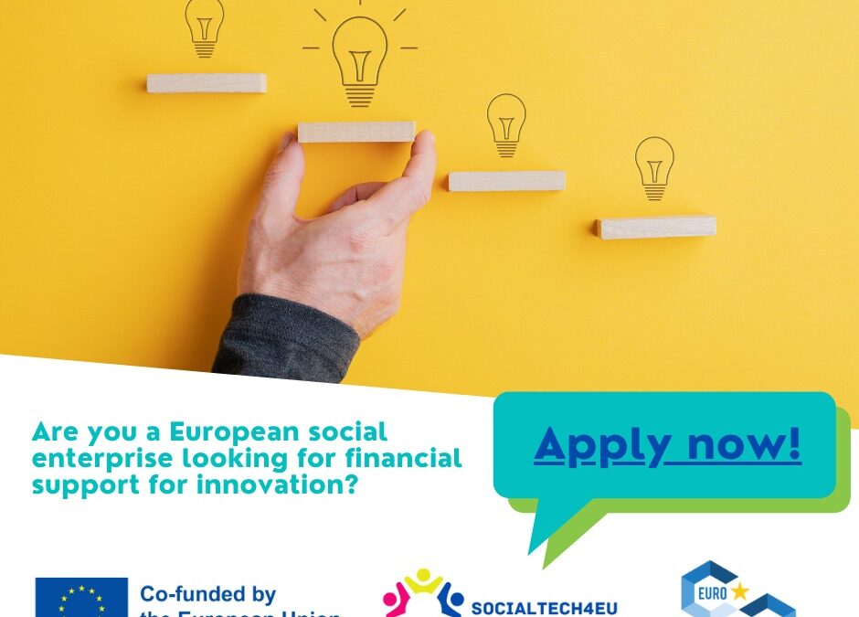 SocialTech4EU Call for social enterprises for Innovation launched