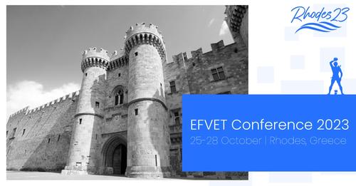 32nd EfVET ANNUAL CONFERENCE 2023, Rhodes, Greece: A Vocational Education Training Agenda of Future Skills for Green Transition, 25-28/10/2023