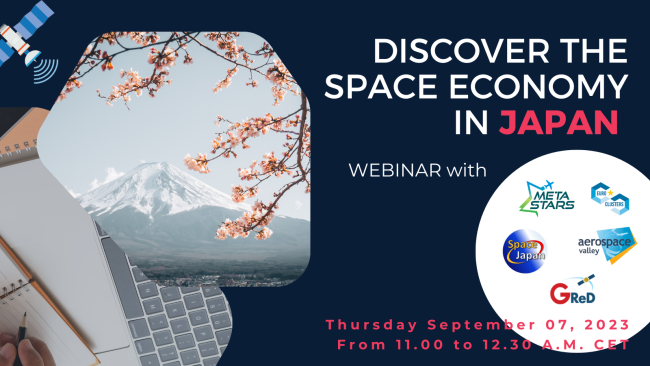 METASTARS webinar – Discover the space economy in Japan , 07/09/2023