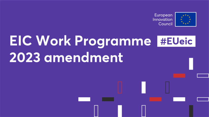 Amendment of the European Innovation Council work programme 2023