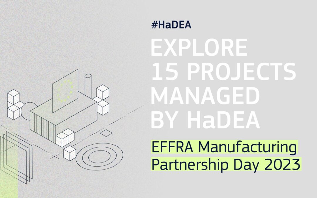 HaDEA’s Success Stories: 15 Horizon 2020 projects featured at EFFRA Manufacturing Partnership Day 2023 conference on 26 September