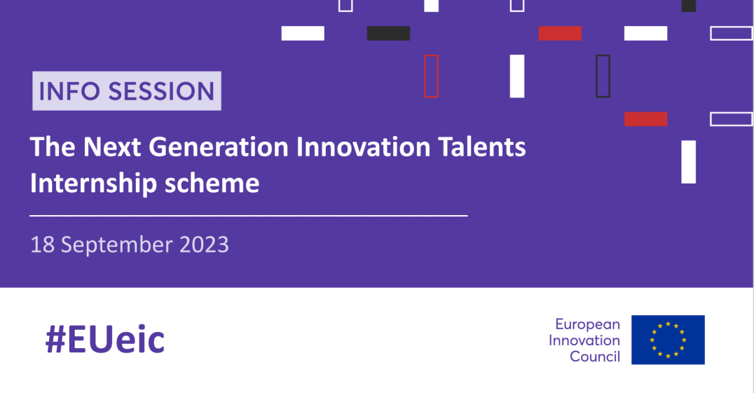 EIC Next Generation Innovation Talents internship scheme: Presentations available