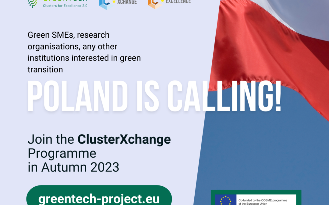 2nd OPEN CALL – ClusterXchange visit in Poland on 17th -19th October 2023