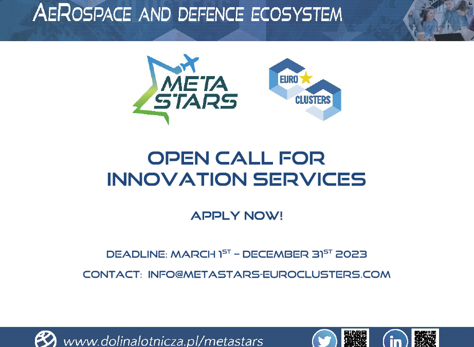 METASTARS Call for innovation services
