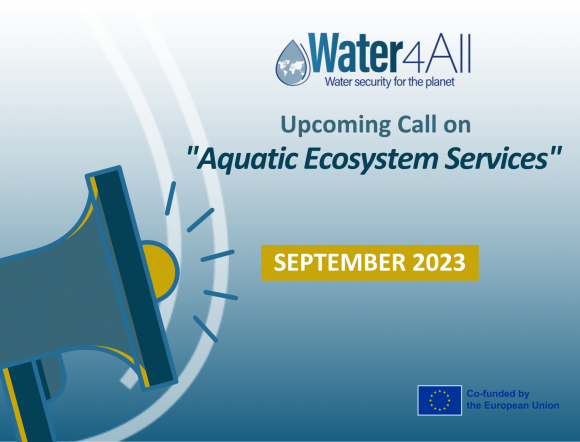 Water4All Partnership 2023 Call Pre-Announcement: Aquatic Ecosystem Services