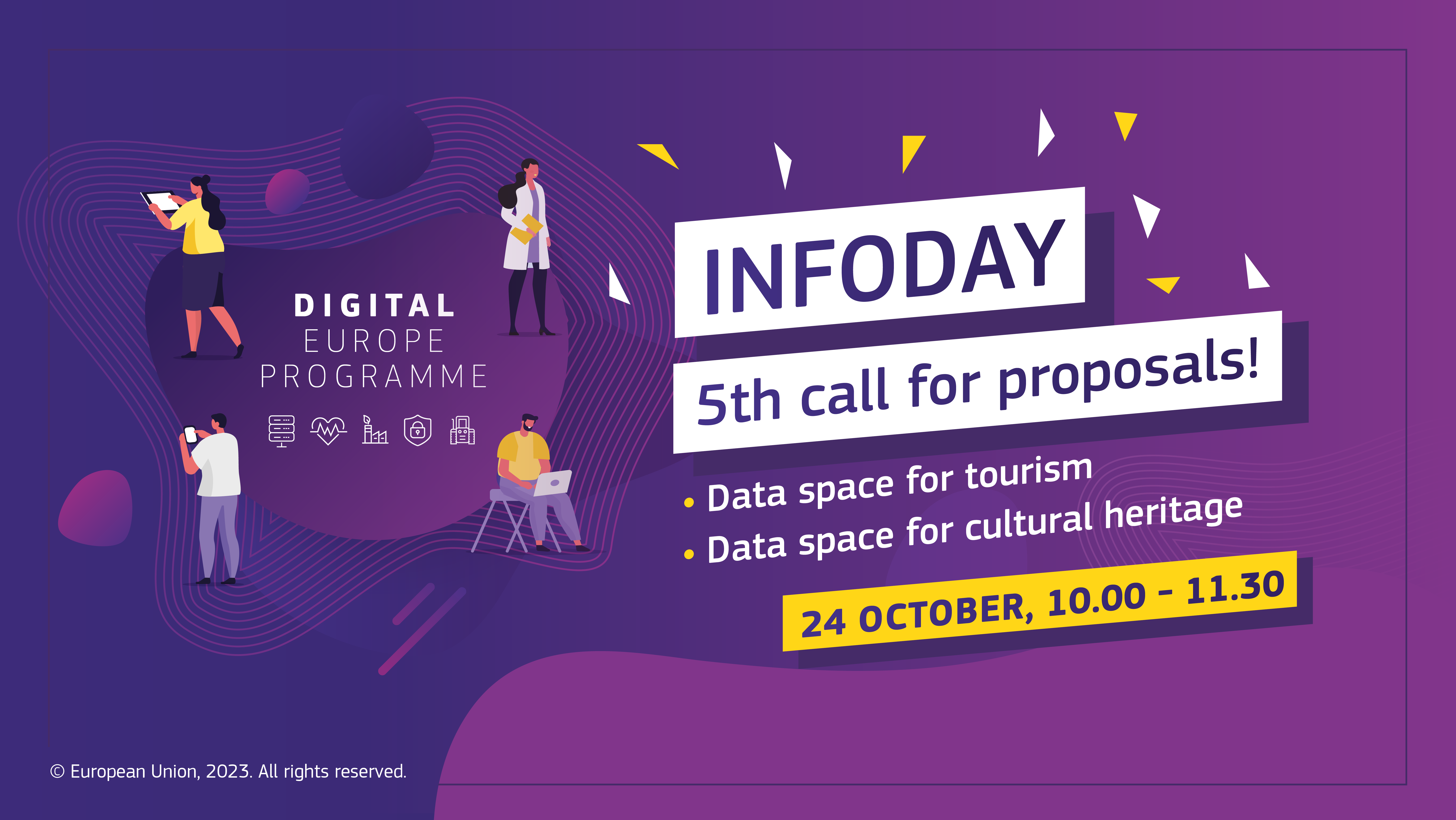 DIGITAL Europe Programme Info Day: 5th Call for proposals – Data Space for tourism & Data Space for cultural heritage