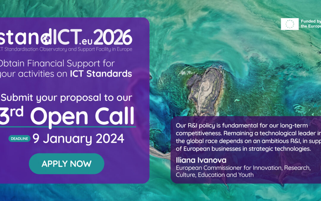 StandICT.eu 2026 – 3rd Open Call