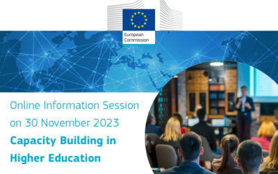 Online info session: Erasmus+ programme – Capacity Building in Higher Education, 30/11/2023