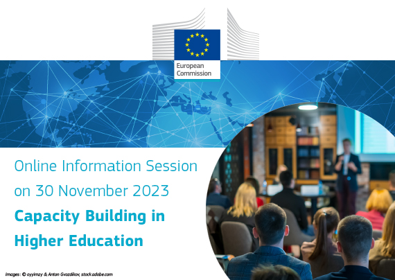 Online info session: Erasmus+ programme – Capacity Building in Higher Education, 30/11/2023