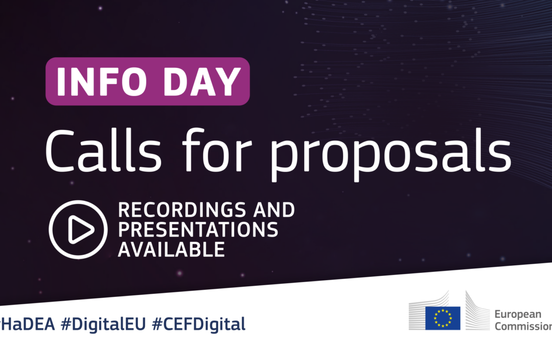 CEF Digital Info Day: Recording and presentations available