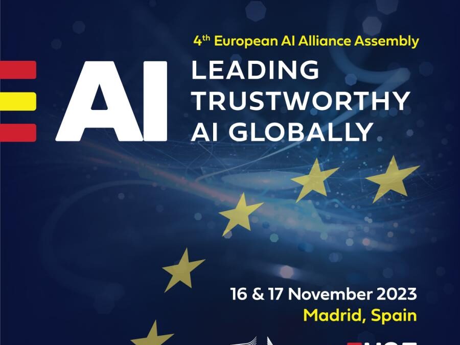 4th European AI Alliance Assembly: Leading Trustworthy AI Globally, 16-17/11/2023, Live stream