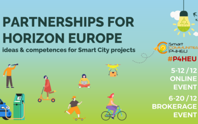 Partnerships for Horizon Europe: ideas & competences for Smart City projects – 05-12/12/2023