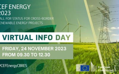 CEF Energy Virtual Info Day 2023 – 3rd Call for status for Cross-Border Renewable Energy Projects, 24/11/2023