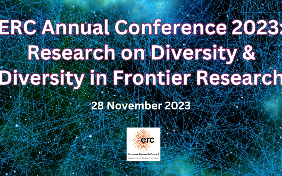 ERC Annual Conference 2023: Research on Diversity & Diversity in Frontier Research, 28/11/2023