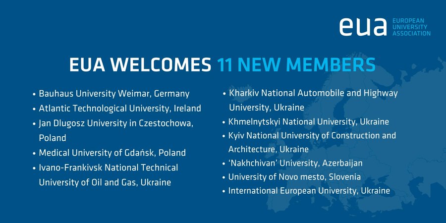 Ukrainian institutions join European University Association