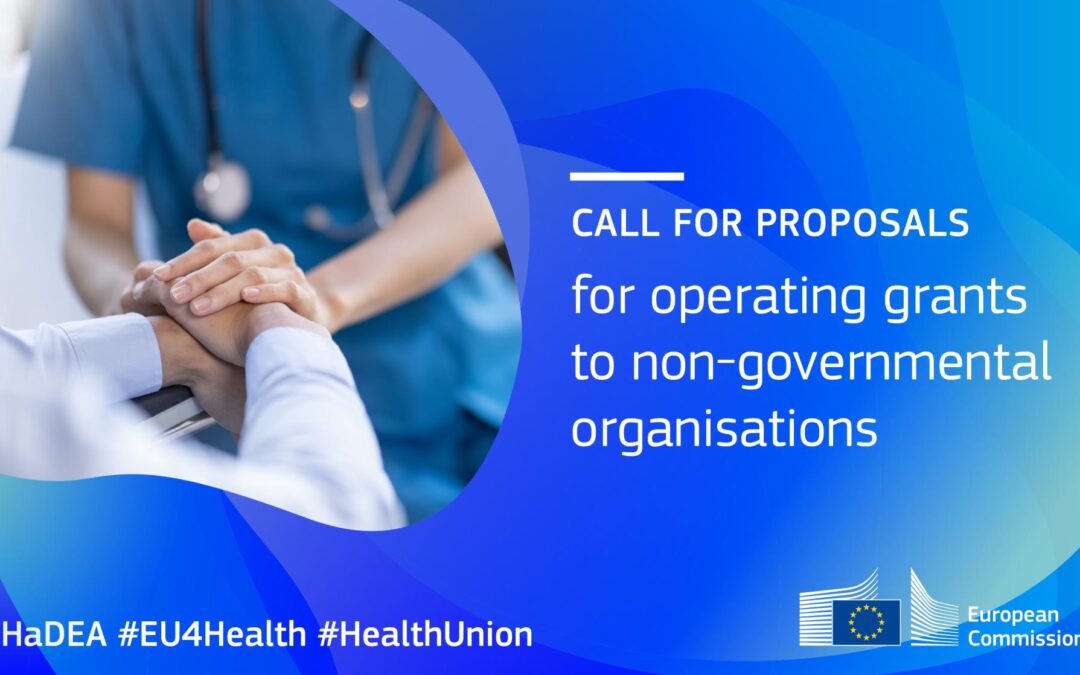 EU4Health call for proposals for operating grants to non-governmental organisations (NGOs)