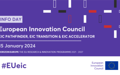 SAVE THE DATE! “European Innovation Council online Info Day – Work Programme 2024” on 15 January 2024