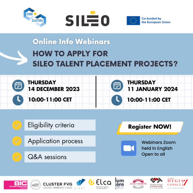 SILEO Open Call for Talent Placement Projects
