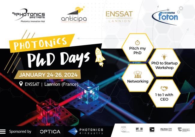 Photonics Bretagne CXC in conjunction with PhD Days 2024, Lannion, France