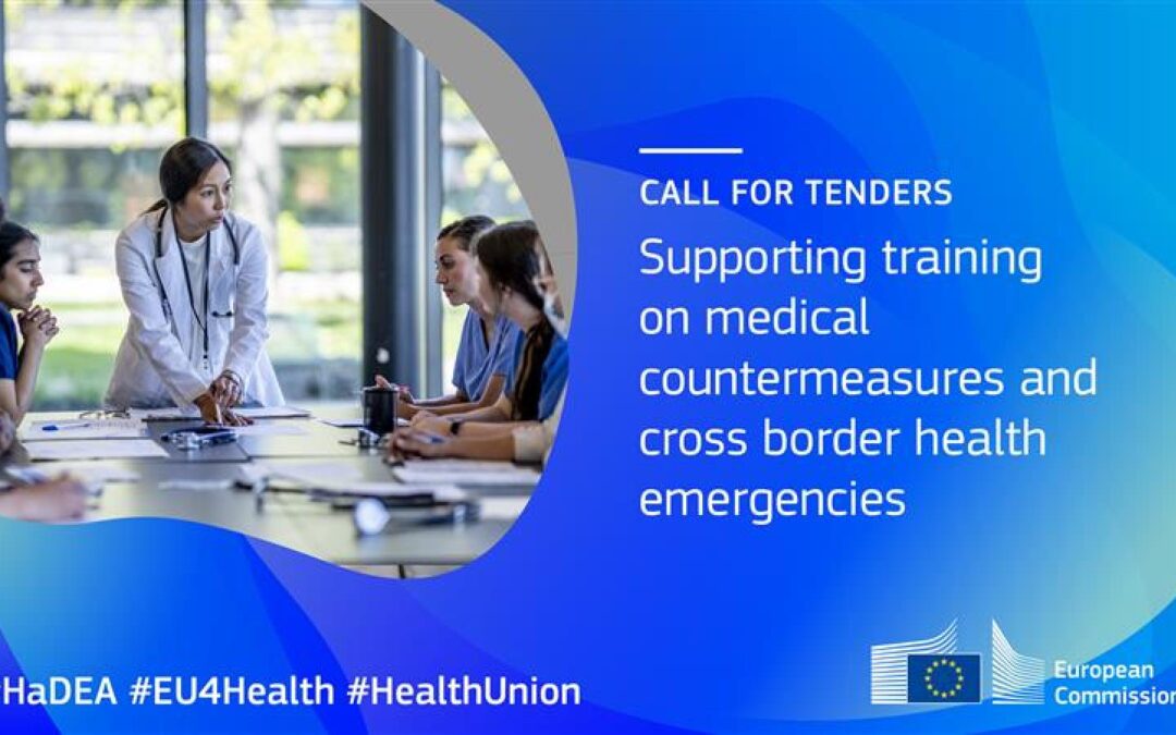 EU4Health call for tenders to support training programmes and tabletop exercises on preparedness and response to cross-border health threats