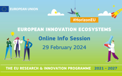 European Innovation Ecosystems – Online Information Day – 29 February 2024