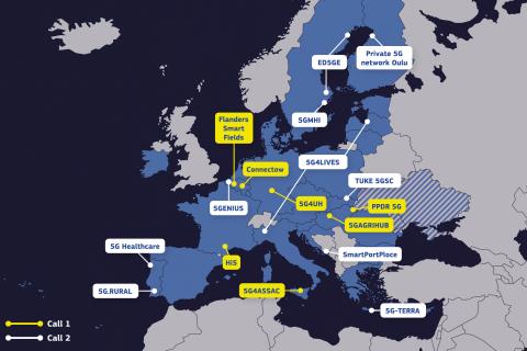 5G for Smart Communities: second wave of projects co-funded under CEF Digital