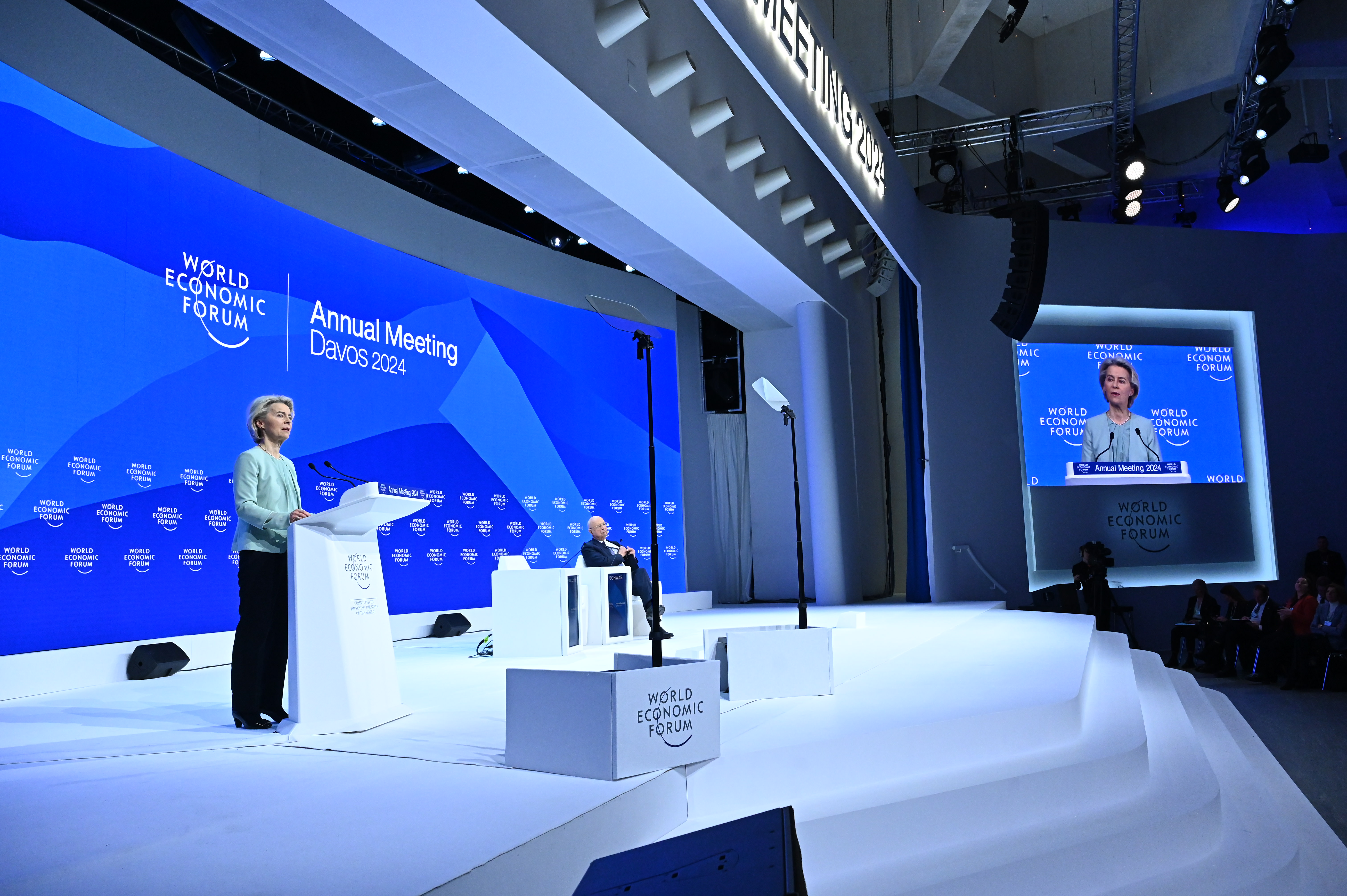 President von der Leyen calls for global collaboration in facing the challenges of our time at the World Economic Forum