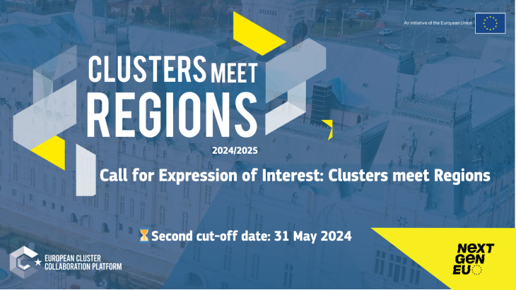 Clusters Meet Regions Expression of Interest Open Call
