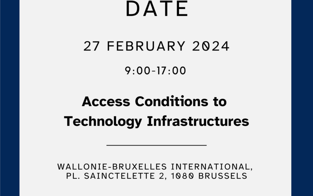 Access conditions to Technology Infrastructures, 27/02/2024