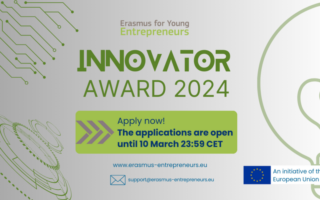 Erasmus for Young Entrepreneurs (EYE) Innovator Award 2024