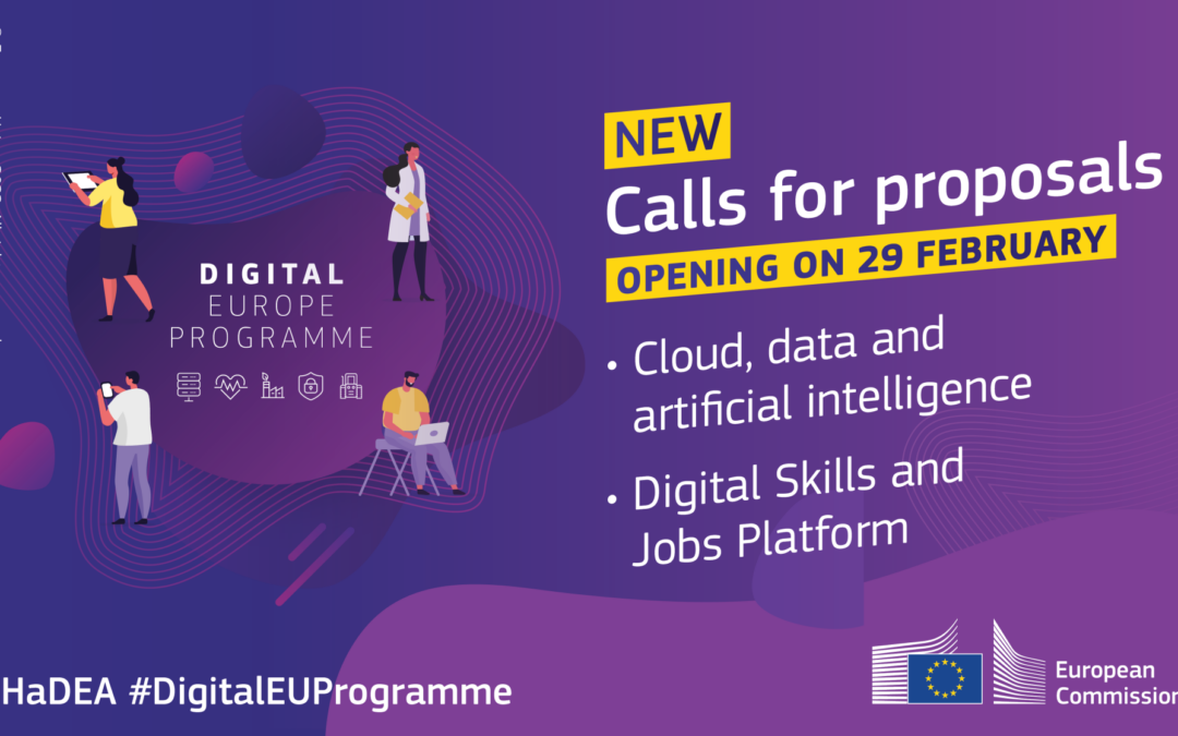 New calls for proposals under Digital Europe Programme published