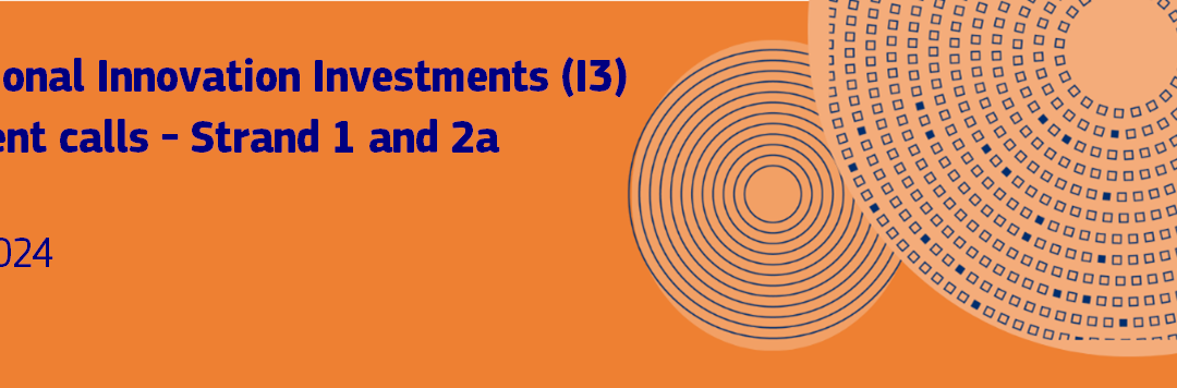 -Info Session on the Interregional Innovation Investments (I3) Instrument calls – Strand 1 and 2a – 13/06/2024
