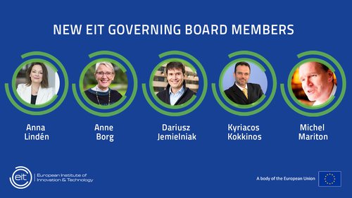 Five new EIT Governing Board members appointed