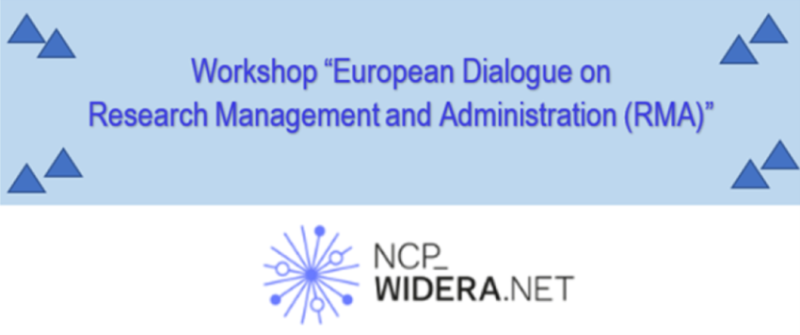 WIDERA Workshop ”European Research Area Dialogue on Research Management and Administration (RMA)”