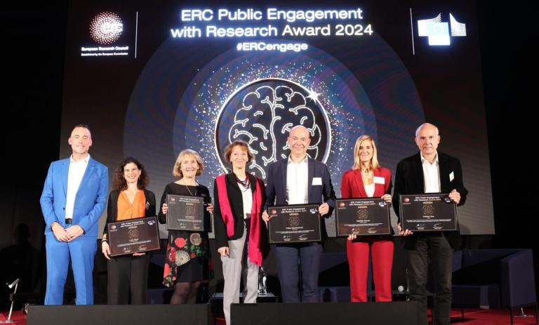 Six ERC grantees win 2024 Public Engagement with Research Award