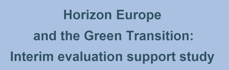 Horizon Europe and the Green Transition