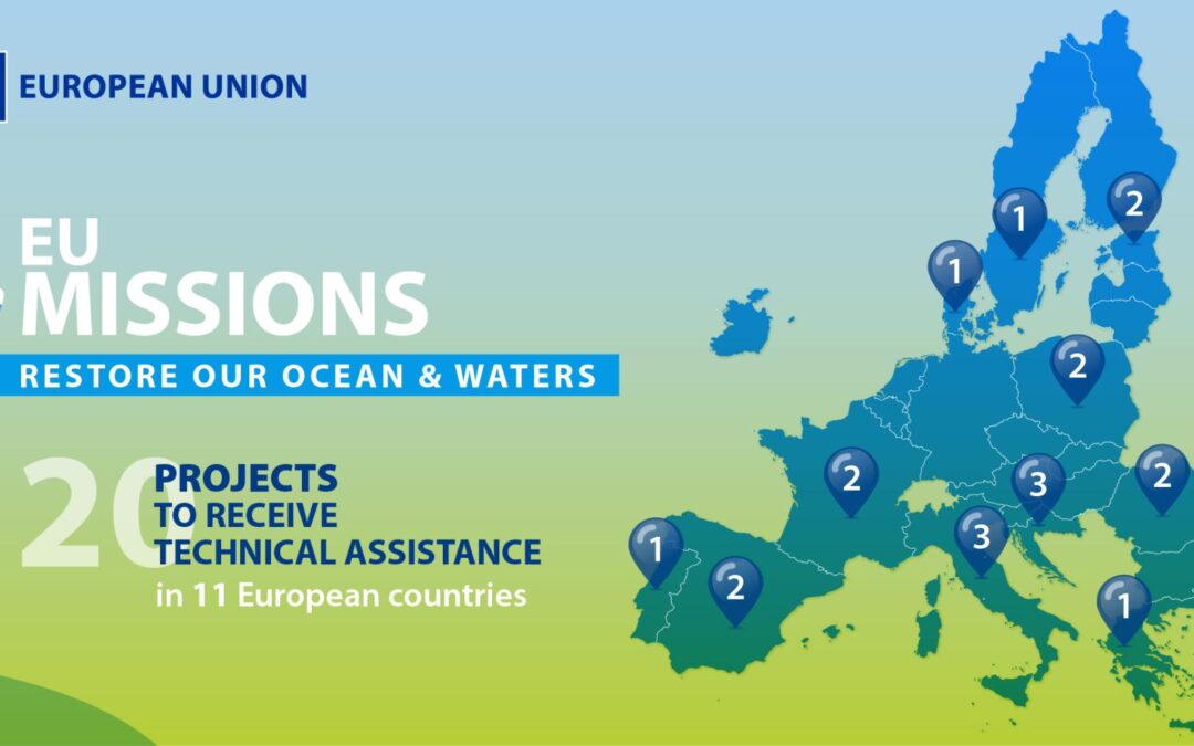 20 projects under EU Mission ‘Oceans and Water’ receiving technical assistance from top experts