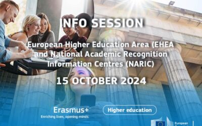 Info session: European Higher Education Area and National Academic Recognition Information Centres: Presentation and recording are now available!