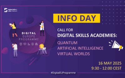 Info Day: DIGITAL Europe Programme 8th Call for Sectoral digital skills academies- Presentations available
