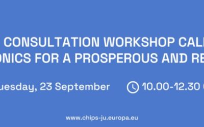 Chips JU Consultation Workshop Calls 2026: Power Electronics for a prosperous and resilient Europe